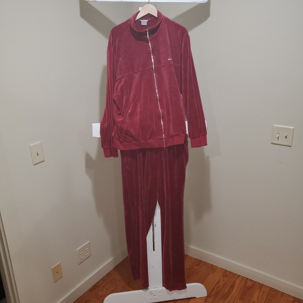 Vintage Velour Nike track suit